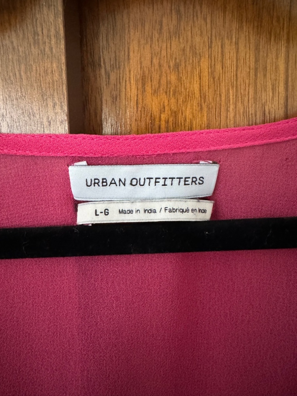 Urban Outfitters Hot Pink Long Sleeve adjustable waist Wrap Dress - Picture 2 of 2